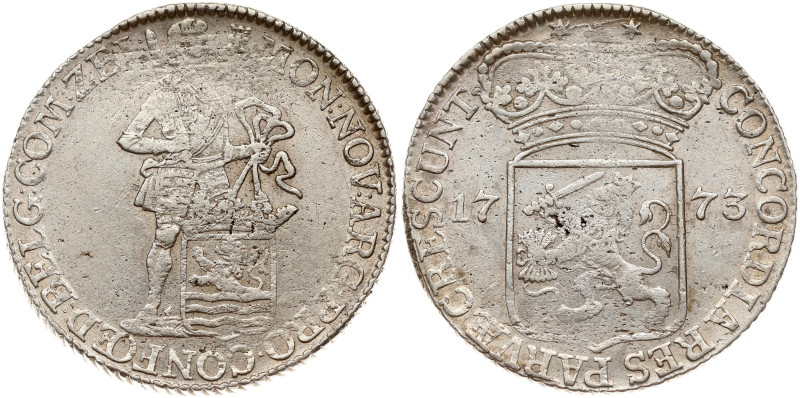 Netherlands. Zeeland. Silver Ducat 1773. Silver 27.89 g. KM 52.4.