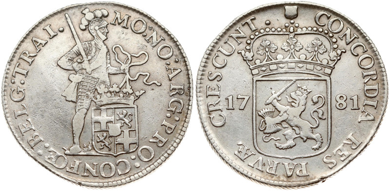 Netherlands. Utrecht. Silver Ducat 1781. Silver 26.95 g. KM 93.1, Dav 1845.