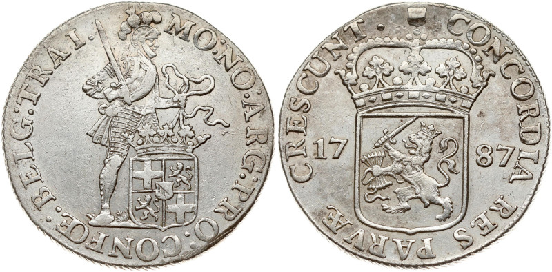 Netherlands. Utrecht. Silver Ducat 1787. Silver 27.75 g. KM 93.1, Dav 1845.