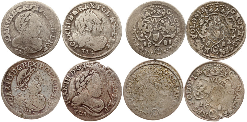 Poland. Jan III Sobieski (1674–1696). Szostak 1681-1682 TLB, Bydgoszcz. Silver, ...