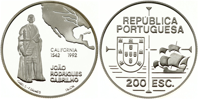 Portugal 200 Escudos ND (1992) INCM California. Series: Portuguese Discoveries (...