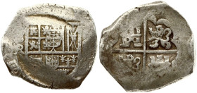 Spanish Colony 8 Reales (macuquinas) ND Potosi