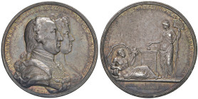 NAPOLI. Ferdinando IV di Borbone (1759-1816). Medaglia 1790. Coniata a Vienna. Presenza dei Reali di Napoli all'Incoronazione dell'Imperatore d'Austri...