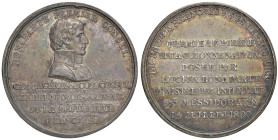 Napoleone I Console (1796-1804). Medaglia 1800. Per la Colonna Nazionale in Place Vendome. Opus: Duvivier. AG (g 31,39 - Ø 42,00 mm). Bramsen 61. R Be...