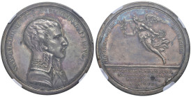 Napoleone I Console (1796-1804). Medaglia 1802. Per la pace di Amiens. Opus: Buckle. AG (40 mm). Bramsen 196. R In slab NGC 5790006034 MS 62.

Dirit...