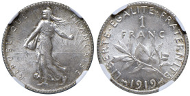 FRANCIA. Terza Repubblica (1870-1940). 1 Franco 1898. AG. KM 844.1. In slab NGC 4777588024 UNC Details cleaned.

Diritti d'Asta: 18%