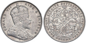 STRAITS SETTLEMENTS. Edoardo VII (1901-1910). Dollaro 1907. AG (g 20,18). KM 26. Lieve colpo al bordo.

Diritti d'Asta: 18%

BB/SPL