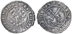 AVIGNONE. Benedetto XIII (1934-1423). Grosso AG. (g 2,33). Munt. 3; MIR 257. RRR Frattura e ondulazione del tondello.

Diritti d'Asta: 18%

BB