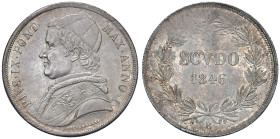 BOLOGNA. Pio IX (1846-1870). Scudo 1846 an.I. AG (g 26,87). Gig.56. R

Diritti d'Asta: 18%

SPL+