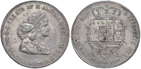 FIRENZE. Carlo Ludovico di Borbone (1803-1807). Dena da 10 Lire 1807. AG (g 39,37). Gig. 11. Colpo al bordo a ore 1 del R/.

Diritti d'Asta: 18%

...