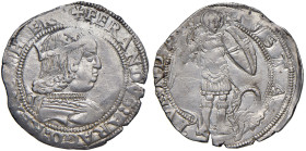 NAPOLI. Ferdinando I d'Aragona (1458-1494). Coronato sigla I. AG (g 3,95). MIR 70/2. NC.

Diritti d'Asta: 18%

BB