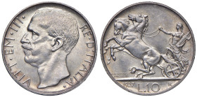 REGNO D'ITALIA. Vittorio Emanuele III (1900-1943). 10 Lire 1927 una rosetta. AG. Gig. 56. NC

Diritti d'Asta: 18%

qFDC