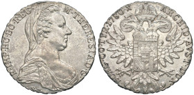 COLONIA ERITREA. Vittorio Emanuele III (1900-1943). Tallero di Convenzione 1780 Roma. AG. Gig. 2. R

Diritti d'Asta: 18%

SPL