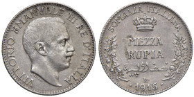 SOMALIA. Vittorio Emanuele III (1909-1925). 1/2 Rupia 1915. AG. Gig.12. R

Diritti d'Asta: 18%

BB