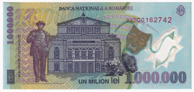 ROMANIA. Repubblica (dal 1989). Banca Nazionale. 1000000 lei 2003. Serial 032C0162742. P# 116a.

Diritti d'Asta: 18%

SPL+