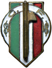 FASCISMO. Distintivo Giovani Fascisti. Marcato Lorioli (21x16 mm).

Diritti d'Asta: 18%