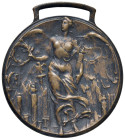 MARCIA SU ROMA. 1922. Medaglia Commemorativa della Marcia su Roma. Opus: E. Baroni. F.M. Lorioli E.B. Mod. BR (34 mm). Casolari I-7;Brambilla p.636; B...