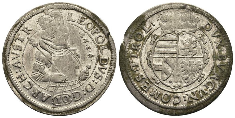 Münzen des Römisch Deutschen Reiches
 10 Kreuzer, 1626, Leopold V., Moser/Tursk...