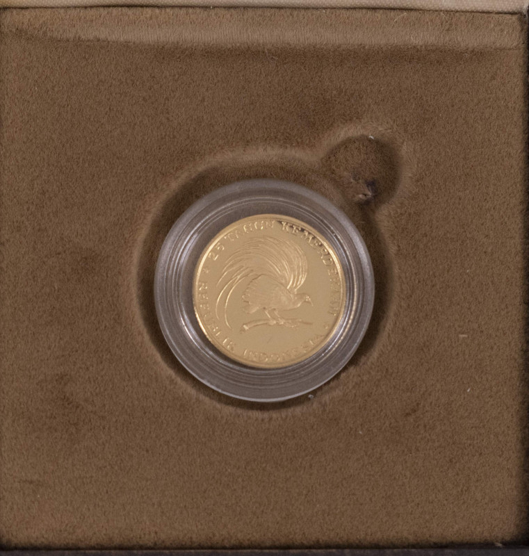 Europa und Übersee Indonesien
 2000 Rupien, Gold, 1970, 25 Jahre Unabhängigkeit...