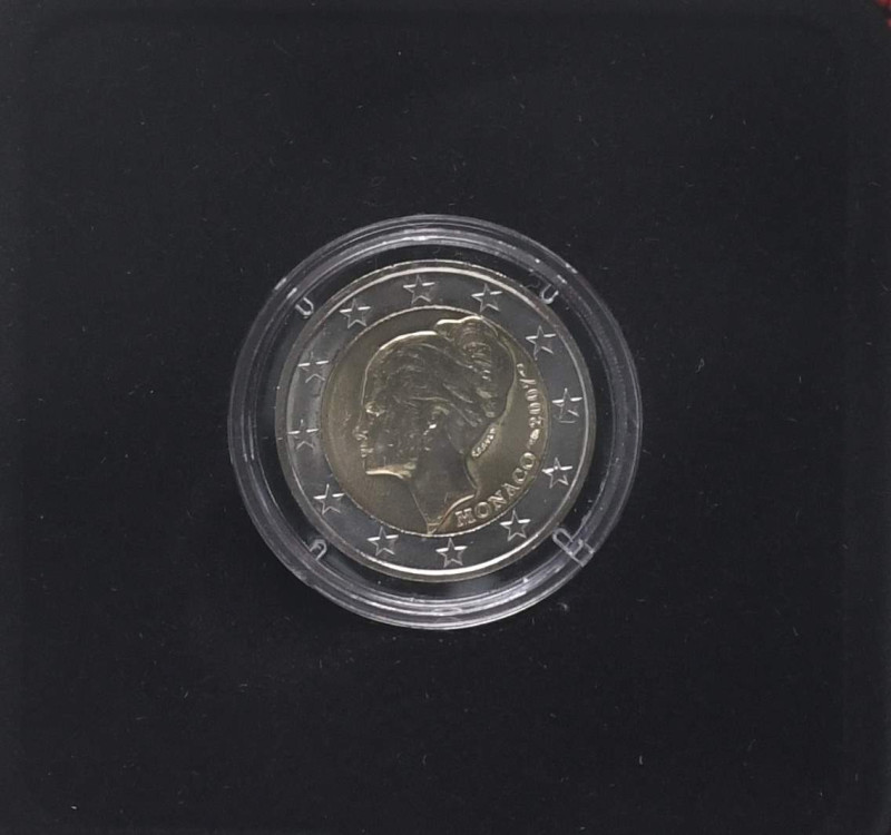 Europa und Übersee Monaco
 2 Euro, 2007, Grace Patricia Kelly zum 25. Todestag,...