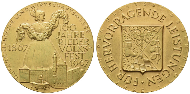 Medaillen Medaillen Ausland nach 1900
 Österreich, Preismedaille aus Bronze (37...