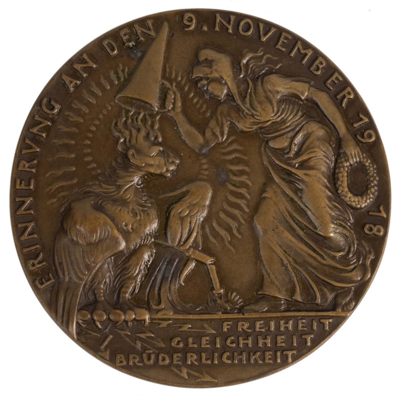 Medaillen Medaillen Karl Goetz
 Bronzegussmedaille (Dm. 88,4mm, 161,88g), 1919,...