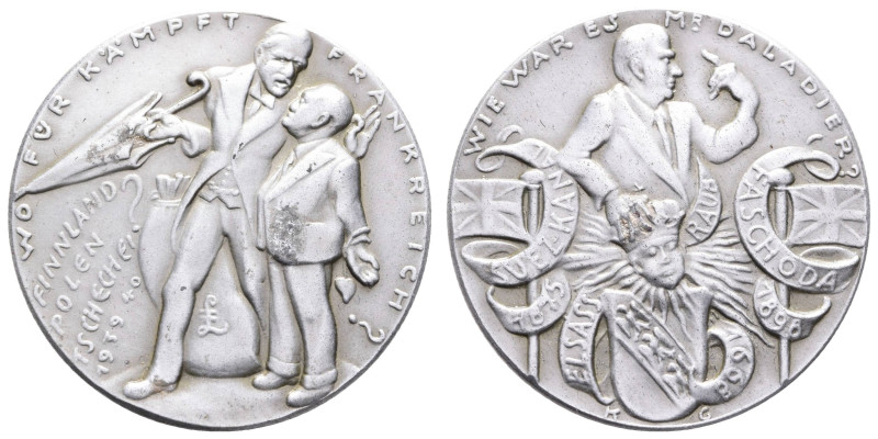 Medaillen Medaillen Karl Goetz
 Zinkmedaille (Dm. 36,1mm, 18,92g), 1940, von Ka...