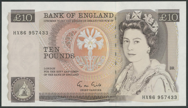 Banknoten Banknoten Europa
 Grossbritannien, Bank of England, 10 Pounds ND ( 19...