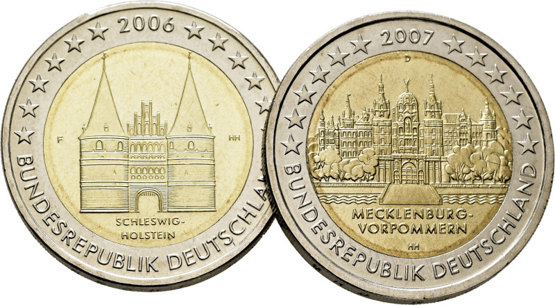 ALEMANIA. Schleswig-Holstein y Mecklenburg-Vorpommern. D= Munich. 2€. 2006 y 200...