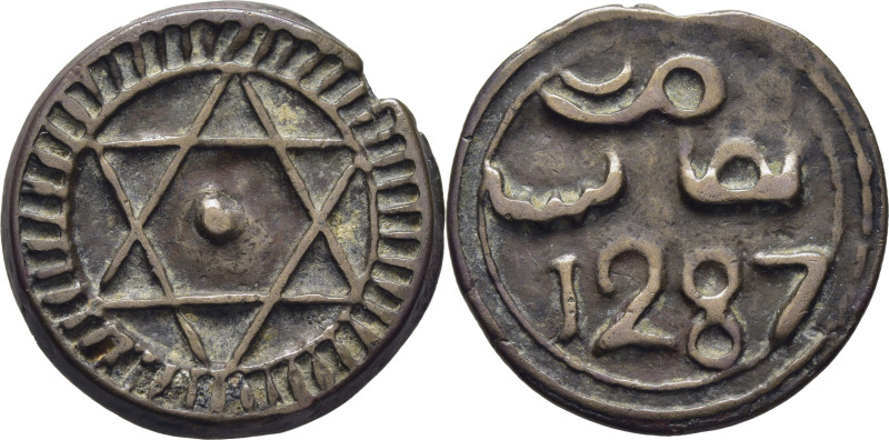 MARRUECOS. Sidi Mohamed IV. Fez. 4 Felus. 1287 Hg. K166.1 (+10$). Fallito en el ...