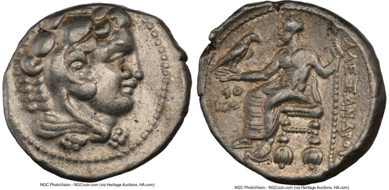 MACEDONIAN KINGDOM. Alexander III the Great (336-323 BC). AR tetradrachm (26mm, ...