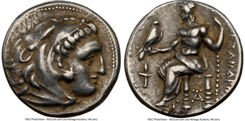 MACEDONIAN KINGDOM. Alexander III the Great (336-323 BC). AR drachm (16mm, 6h). ...