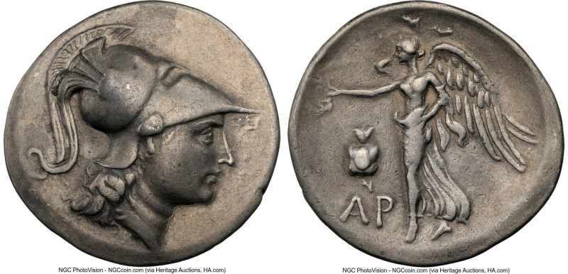 PAMPHYLIA. Side. Ca. 3rd-2nd centuries BC. AR tetradrachm (33mm, 16.61 gm, 12h)....