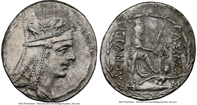 ARMENIAN KINGDOM. Tigranes II the Great (95-56 BC). AR tetradrachm (27mm, 15.12 ...