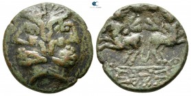 Eastern Europe. Imitation of Macedonian coinage. Thessalonika circa 100 BC. Bronze AE