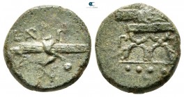 Lucania. Paestum 90-44 BC. Triens Æ