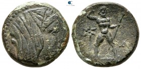 Bruttium. Petelia circa 280-216 BC. Bronze Æ