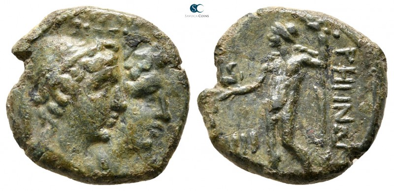 Bruttium. Rhegion circa 211-201 BC. Second Punic War
Tetrachalkon Æ

15 mm., ...
