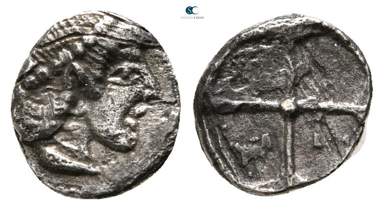 Sicily. Syracuse. Hieron I. 478-466 BC. 
Litra AR

8 mm., 0,38 g.



very...