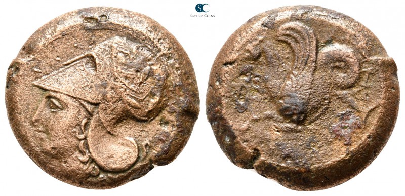 Sicily. Syracuse. Dionysios I 405-367 BC. 
Litra Æ

20 mm., 7,79 g.



ve...
