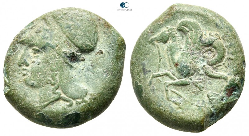 Sicily. Syracuse. Dionysios I 405-367 BC. 
Litra Æ

20 mm., 6,06 g.



ne...