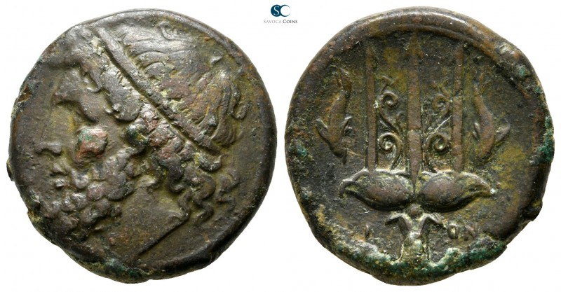 Sicily. Syracuse. Hieron II 275-215 BC. 
Bronze Æ

22 mm., 8,46 g.



ver...