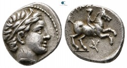 Kings of Macedon. Amphipolis. Philip II AD 247-249. 1/5 Tetradrachm AR