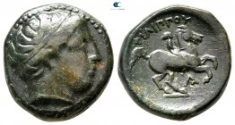 Kings of Macedon. Uncertain mint in Macedon. Philip II AD 247-249. Bronze Æ