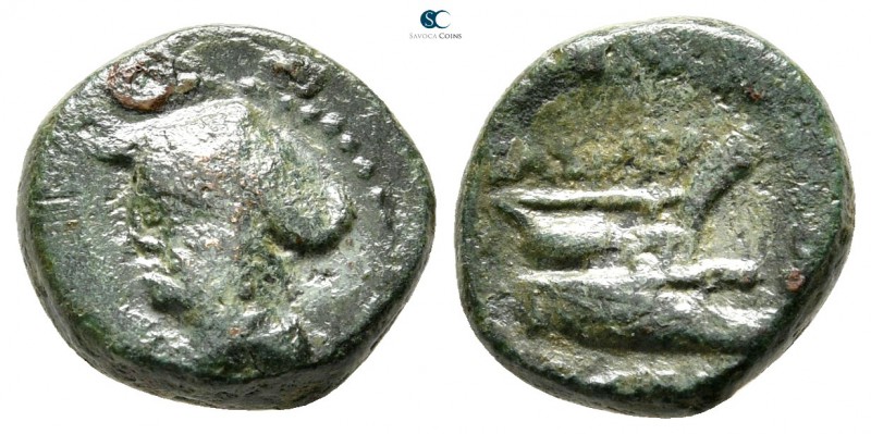 Kings of Macedon. Salamis. Demetrios I Poliorketes 306-283 BC. 
Bronze Æ

13 ...