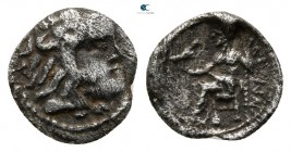 Kings of Macedon. Uncertain mint in Macedon. Alexander III "the Great" 336-323 BC. Contemporary imitation (?). Obol AR