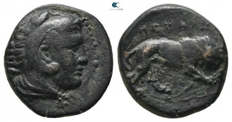 Kings of Macedon. Perdikkas III 365-359 BC. 
Bronze Æ

15 mm., 2,81 g.


...