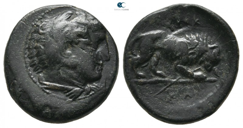 Kings of Macedon. Aigai. Perdikkas III 365-359 BC. 
Tetrachalkon Æ

17 mm., 3...