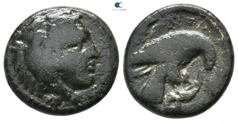 Kings of Macedon. Aigai or Pella. Amyntas III 393-369 BC. 
Tetrachalkon Æ

16...