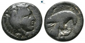 Kings of Macedon. Aigai or Pella. Amyntas III 393-369 BC. Tetrachalkon Æ